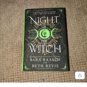 Night of the Witch Book by Sara Raasch and Beth Revis - Black and Green Cover